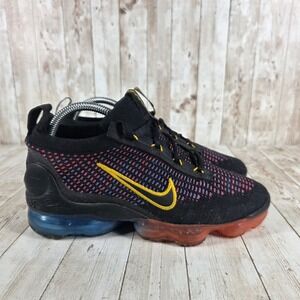 Nike‎ VaporMax Flyknit 2023 Running Shoes Comfort Sneakers Black Multi Size